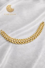 Cargar imagen en el visor de la galería, Pulsera Presidential Cuki Zvian con Baño en Oro de 14K
